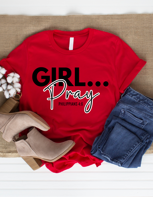 Girl Pray t shirt